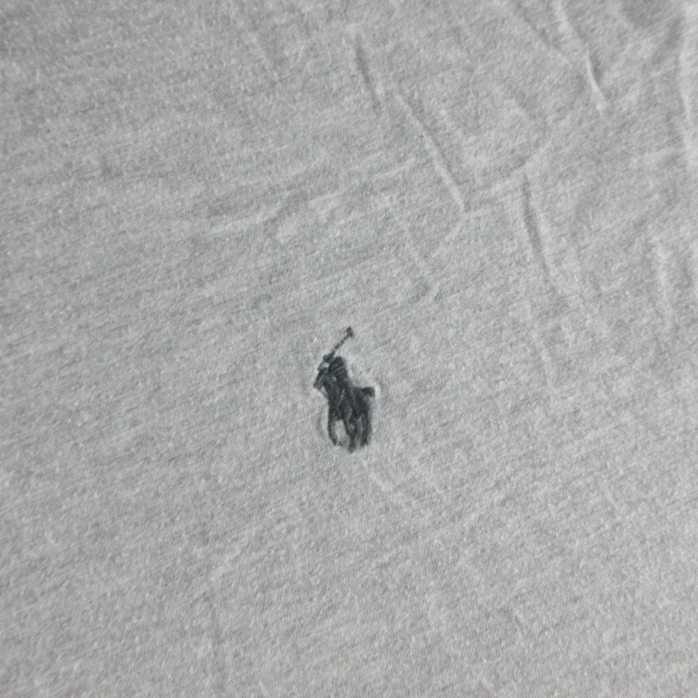 Polo Ralph Lauren Shirt Mens 2XB Gray Short Sleeve Cotton Pony Logo Tee Casual